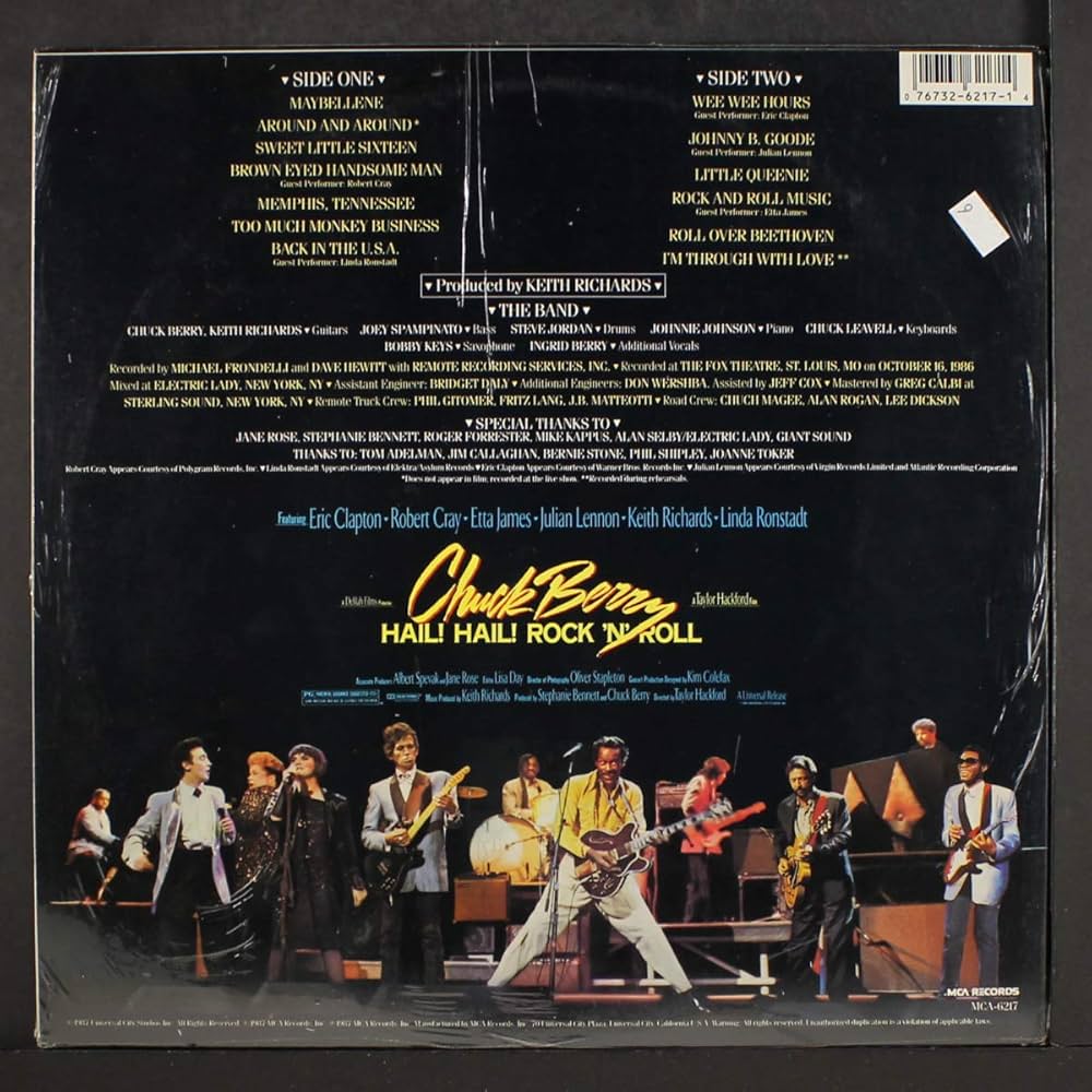 CHUCK BERRY, ETC - hail! hail! rock 'n' roll soundtrack